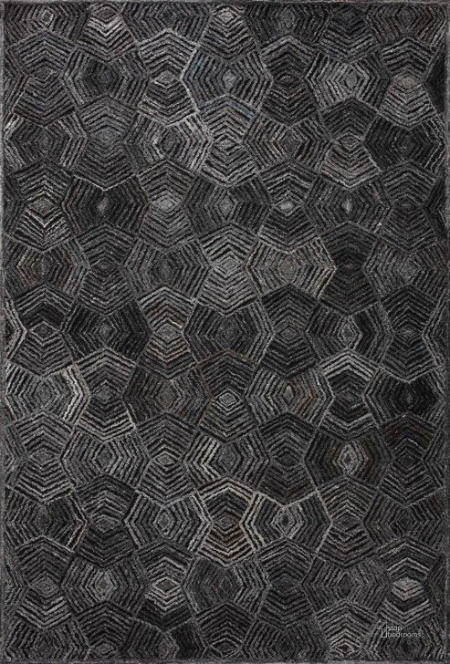 The appearance of Loloi Prescott Rug In Charcoal PRSCPRE-01CC00160S designed by Loloi Rugs in the modern / contemporary interior design. This charcoal piece of furniture  was selected by 1StopBedrooms from Prescott Collection to add a touch of cosiness and style into your home. Sku: PRSCPRE-01CC00160S. Material: Polyester. Product Type: Rug. Image1