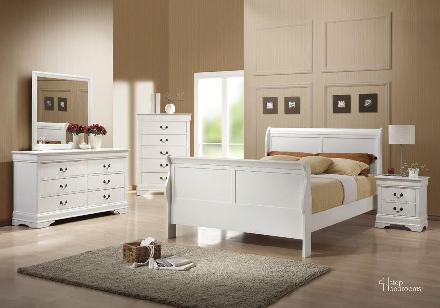 The appearance of Louis Philippe White Youth Bedroom Set designed by Coaster in the traditional interior design. This white piece of furniture  was selected by 1StopBedrooms from Louis Philippe Collection to add a touch of cosiness and style into your home. Sku: 204691TB1;204691TB2;204692. Bed Type: Panel Bed. Material: Wood. Product Type: Panel Bed. Bed Size: Twin. Image1