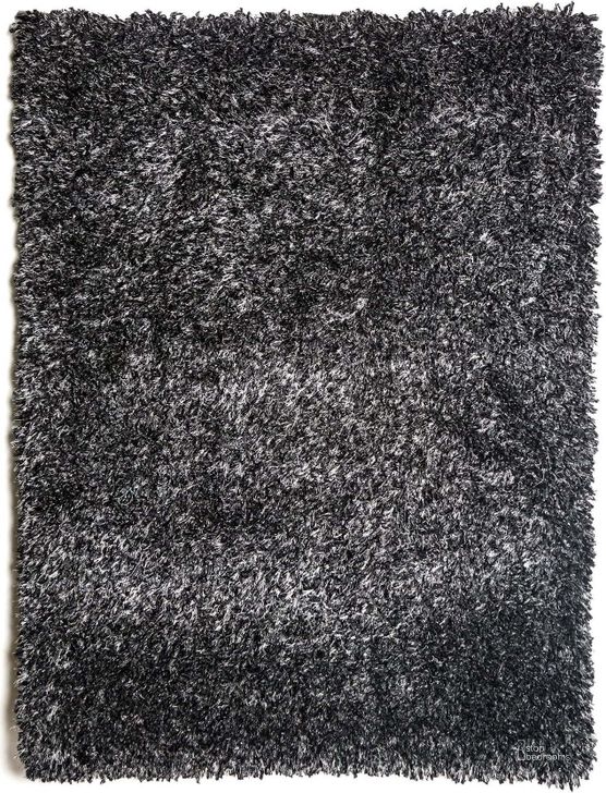 The appearance of Lucky Lake Black Rug designed by Luxe Linea in the modern / contemporary interior design. This black piece of furniture  was selected by 1StopBedrooms from Lucky Lake Collection to add a touch of cosiness and style into your home. Sku: RG4120. Material: Polyester. Product Type: Rug. Image1