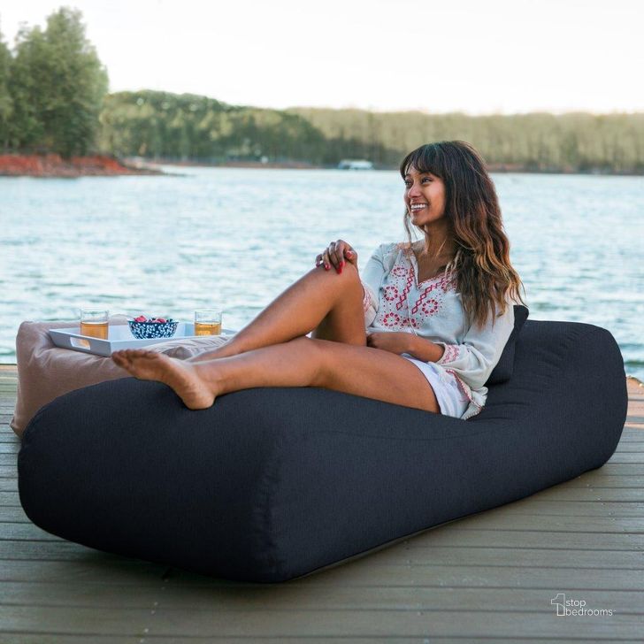 The appearance of Lunsford Outdoor Bean Bag Sun Lounger With Sunbrella Cover In Indigo designed by Jaxx Bean Bags in the modern / contemporary interior design. This indigo piece of furniture  was selected by 1StopBedrooms from  to add a touch of cosiness and style into your home. Sku: 17805565. Material: Fabric. Product Type: Accent Chair. Image1