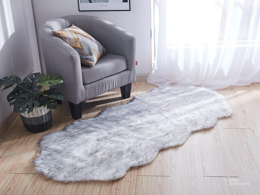 The appearance of Luxury Decorative Hand Tufted Faux Fur Rug In Gray Sheepskin (32-Inch X 71-Inch) designed by Amazing Rugs in the modern / contemporary interior design. This dark gray piece of furniture  was selected by 1StopBedrooms from Decorative Collection to add a touch of cosiness and style into your home. Sku: SSG08180. Product Type: Rug. Material: Acrylic. Image1