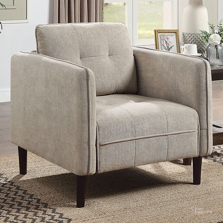 The appearance of Lynda Chair In Light Gray designed by Furniture of America in the modern / contemporary interior design. This light gray piece of furniture  was selected by 1StopBedrooms from Lynda Collection to add a touch of cosiness and style into your home. Sku: CM6736LG-CH. Product Type: Chair. Material: Chenille. Image1