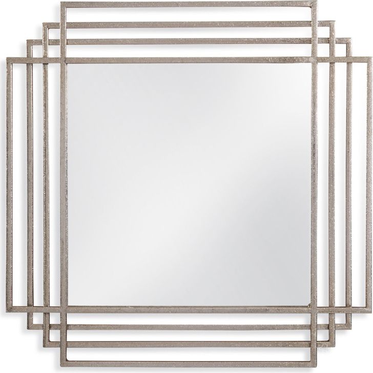 The appearance of Silver Leaf Gillis Wall Mirror designed by Bassett Mirror Company in the modern / contemporary interior design. This silver piece of furniture  was selected by 1StopBedrooms from Silver Collection to add a touch of cosiness and style into your home. Sku: M4215. Material: Metal. Product Type: Wall Mirror.