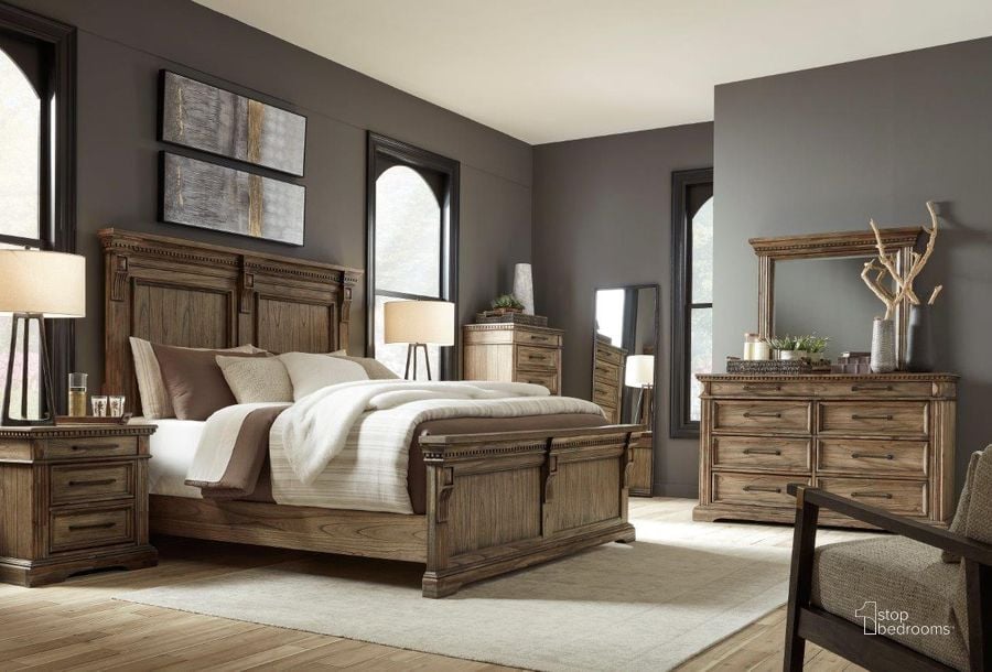The appearance of Markenburg Brown Panel Bedroom Set designed by Signature Design by Ashley in the traditional interior design. This brown piece of furniture  was selected by 1StopBedrooms from Markenburg Collection to add a touch of cosiness and style into your home. Sku: B770-57;B770-54;B770-96;B770-93. Bed Type: Panel Bed. Material: Wood. Product Type: Panel Bed. Bed Size: Queen. Image1