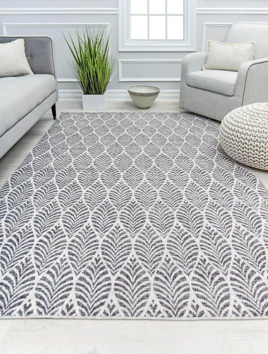 The appearance of Mason Brooks Cressida CA15A Fusion Gray Geometric Contemporary Gray 8' x 10' Area Rug designed by Rugs America in the modern / contemporary interior design. This gray piece of furniture  was selected by 1StopBedrooms from Cressida Collection to add a touch of cosiness and style into your home. Sku: RA31548. Material: Polyester. Product Type: Area Rugs. Image1