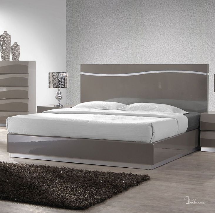 The appearance of Matiere Grey King Platform Bed designed by Boho House in the modern / contemporary interior design. This grey piece of furniture  was selected by 1StopBedrooms from Matiere Collection to add a touch of cosiness and style into your home. Sku: DELHI-BED-KG-FBSR;DELHI-BED-KG-SLT;DELHI-BED-KG-HB. Bed Type: Platform Bed. Product Type: Platform Bed. Bed Size: King. Material: MDF. Image1