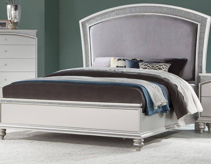 The appearance of Maverick Fabric/Platinum California King Bed designed by ACME in the glam interior design. This platinum piece of furniture  was selected by 1StopBedrooms from Maverick Collection to add a touch of cosiness and style into your home. Sku: 21798CK/EK-HB;21799CK/EK-FB;21794CK-R. Bed Type: Panel Bed. Material: Wood. Product Type: Panel Bed. Bed Size: California King.
