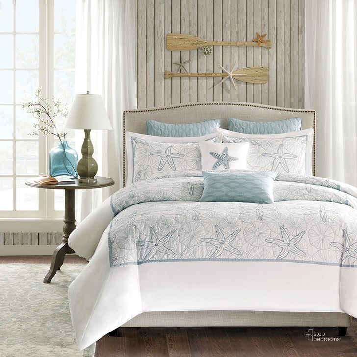 The appearance of Maya Bay Cotton Queen Duvet Mini Set With Emboidery In White designed by Olliix in the coastal interior design. This white piece of furniture  was selected by 1StopBedrooms from Maya Bay Collection to add a touch of cosiness and style into your home. Sku: HH12-1226. Bed Size: Queen. Material: Cotton. Product Type: Duvet Set. Image1