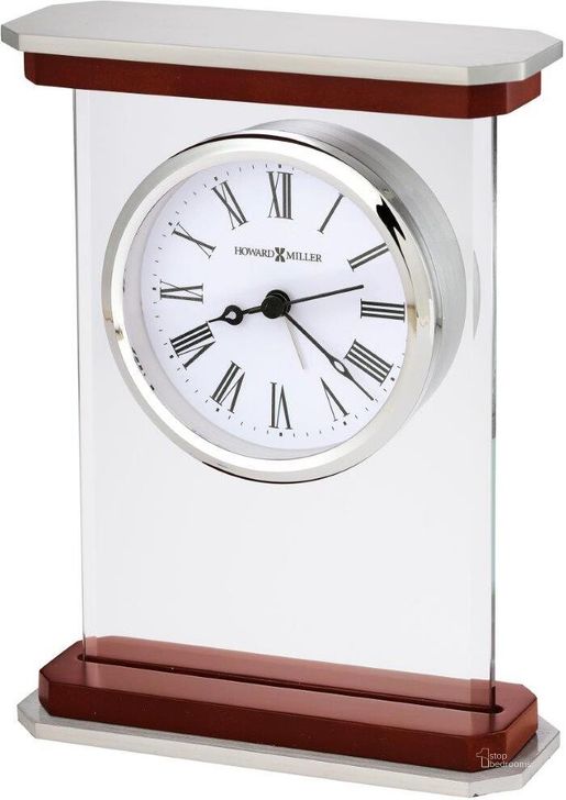 The appearance of Mayfield Tabletop Clock designed by Howard Miller in the traditional interior design. This steel piece of furniture  was selected by 1StopBedrooms from  to add a touch of cosiness and style into your home. Sku: 645834. Product Type: Clock. Image1