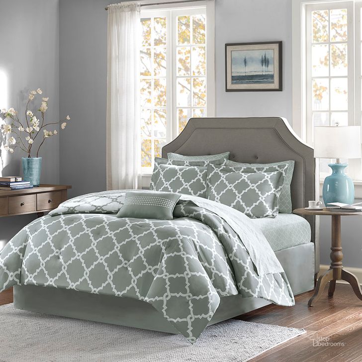 The appearance of Merritt Polyester 7Pcs Complete Bed And Twin XL Sheet Set In Grey designed by Olliix in the transitional interior design. This grey piece of furniture  was selected by 1StopBedrooms from Merritt Collection to add a touch of cosiness and style into your home. Sku: MPE10-569. Material: Polyester. Bed Size: Twin XL. Product Type: Bed Sheet. Image1
