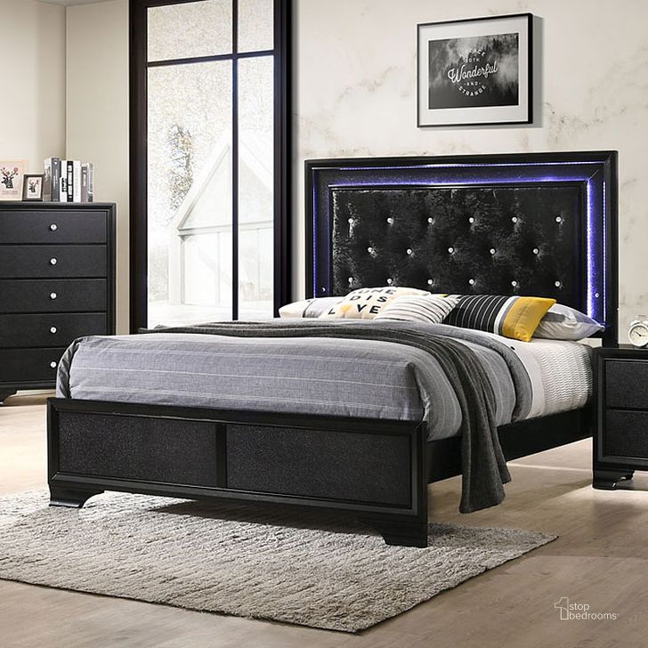 The appearance of Micah Youth Panel Bed (Full) designed by Crown Mark in the transitional interior design. This black piece of furniture  was selected by 1StopBedrooms from Micah Collection to add a touch of cosiness and style into your home. Sku: B4350-F-HBFB;B4350-FT-RAIL. Bed Type: Panel Bed. Product Type: Panel Bed. Bed Size: Full. Image1