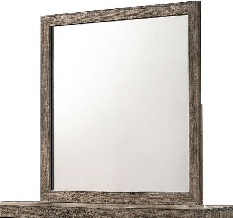 The appearance of Millie Mirror (Grey) designed by Crown Mark in the modern / contemporary interior design. This grey piece of furniture  was selected by 1StopBedrooms from Millie Collection to add a touch of cosiness and style into your home. Sku: B9200-11. Product Type: Dresser Mirror. Image1