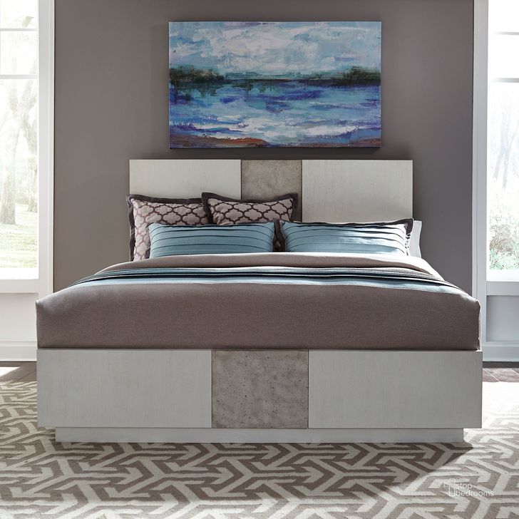 The appearance of Mirage California King Panel Bed designed by Liberty in the modern / contemporary interior design. This white piece of furniture  was selected by 1StopBedrooms from Mirage Collection to add a touch of cosiness and style into your home. Sku: 946-BR90C;946-BR16;946-BR15. Bed Type: Panel Bed. Product Type: Panel Bed. Bed Size: California King. Material: Rubberwood. Image1