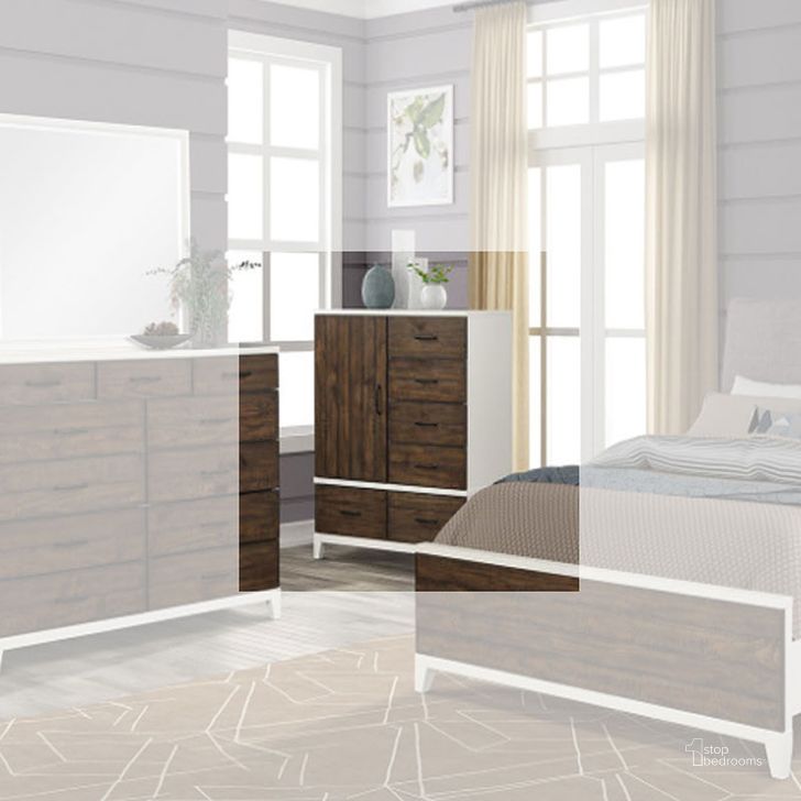 The appearance of Daydreams Door Chest In White And Taupe designed by Bernards in the modern / contemporary interior design. This white and taupe piece of furniture  was selected by 1StopBedrooms from Daydream Collection to add a touch of cosiness and style into your home. Sku: 1288-150. Product Type: Chest. Material: Solid Pine.