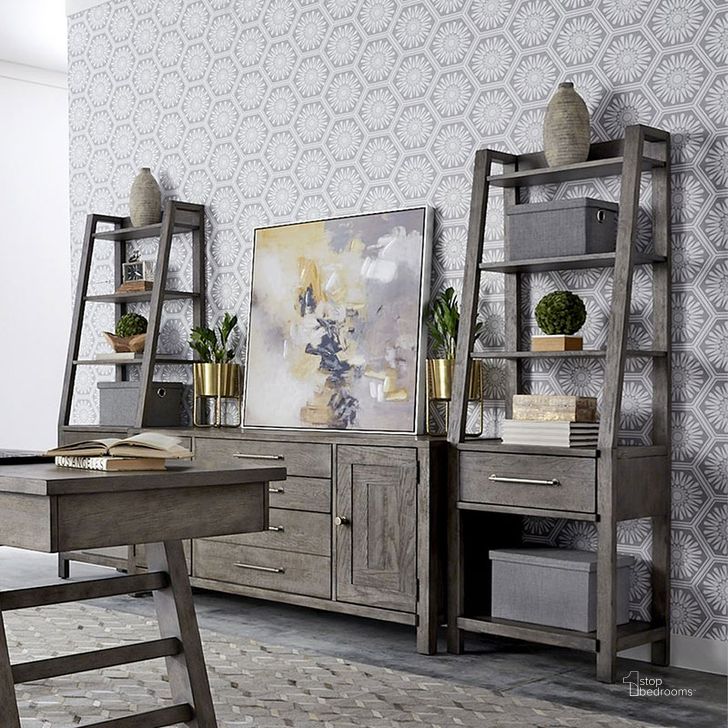The appearance of Modern Farmhouse Home Office Wall (Dusty Charcoal) designed by Liberty in the transitional interior design. This charcoal piece of furniture  was selected by 1StopBedrooms from Modern Farmhouse Collection to add a touch of cosiness and style into your home. Sku: 406-HO120;406-HO201;406-HO201. Material: Wood. Product Type: Home Office Set.