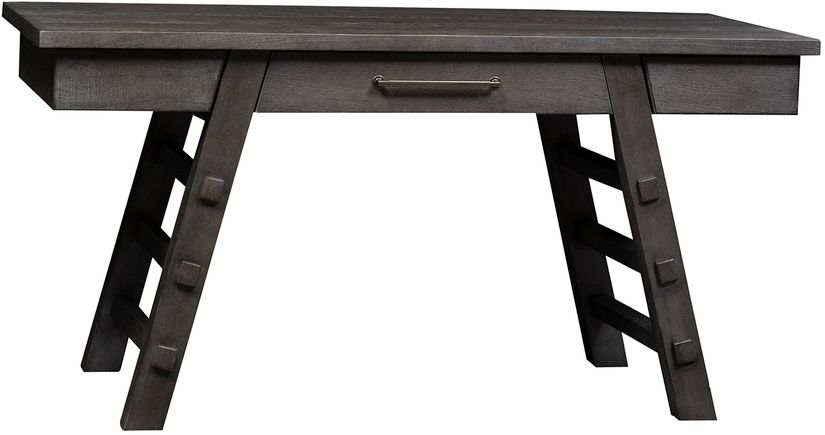 The appearance of Modern Farmhouse Writing Desk (Dusty Charcoal) designed by Liberty in the transitional interior design. This charcoal piece of furniture  was selected by 1StopBedrooms from Modern Farmhouse Collection to add a touch of cosiness and style into your home. Sku: 406-HO107. Material: Wood. Product Type: Home Office Desk. Image1
