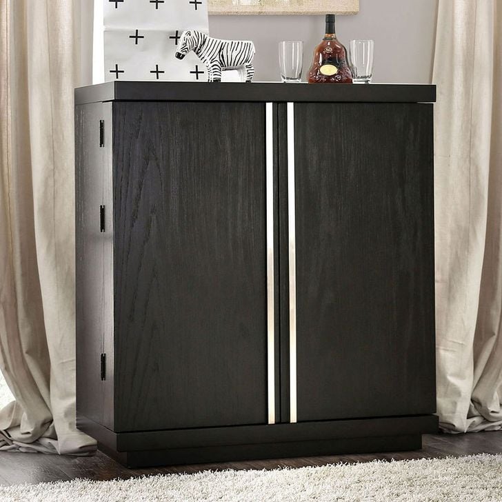 The appearance of Modoc Espresso Server designed by Furniture of America in the rustic / southwestern interior design. This brown piece of furniture  was selected by 1StopBedrooms from Modoc Collection to add a touch of cosiness and style into your home. Sku: CM3337SV. Material: Metal. Product Type: Buffets, Sideboards and Server. Image1