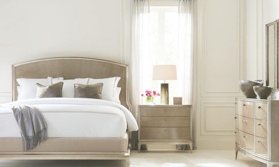 The appearance of Murillo Beige Panel Bed Bedroom Set 0qd24383191 designed by FineForm in the modern / contemporary interior design. This beige piece of furniture  was selected by 1StopBedrooms from Murillo Collection to add a touch of cosiness and style into your home. Sku: CLA-417-105H;CLA-417-105F;CLA-417-105R;CLA-417-067. Bed Type: Panel Bed. Material: Wood. Product Type: Panel Bed. Bed Size: Queen. Image1