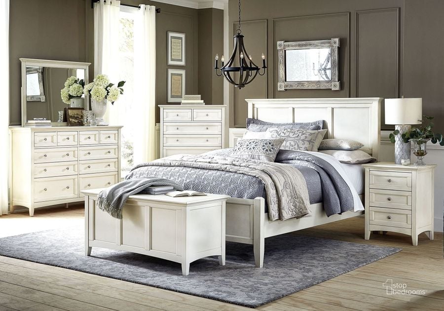 The appearance of Northlake White Panel Bedroom Set designed by A-America in the transitional interior design. This white piece of furniture  was selected by 1StopBedrooms from Northlake Collection to add a touch of cosiness and style into your home. Sku: NRLWT505F;NRLWT505H;NRLWT505V;NRLWT5780. Bed Type: Panel Bed. Product Type: Panel Bed. Bed Size: Queen. Material: Rubberwood. Image1
