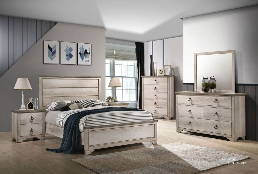 The appearance of Ockleston Gray Bedroom Set designed by Leisure Living in the transitional interior design. This gray piece of furniture  was selected by 1StopBedrooms from Ockleston Collection to add a touch of cosiness and style into your home. Sku: B3050-Q-HBFB;B3050-KQ-RAIL;B3050-2. Bed Type: Panel Bed. Material: Wood. Product Type: Panel Bed. Bed Size: Queen. Image1