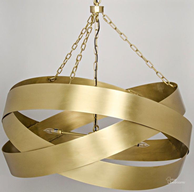 The appearance of Orion Pendant In Metal With Brass Finish designed by Noir in the transitional interior design. This antique brass piece of furniture  was selected by 1StopBedrooms from Orion Collection to add a touch of cosiness and style into your home. Sku: LAMP517MB. Material: Steel. Product Type: Pendant Lighting. Image1