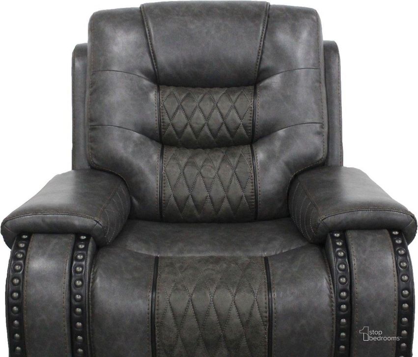 The appearance of Outlaw Stallion Power Recliner designed by Parker House in the modern / contemporary interior design. This black piece of furniture  was selected by 1StopBedrooms from Outlaw Collection to add a touch of cosiness and style into your home. Sku: MOUT#812PH-STA. Product Type: Recliner. Image1