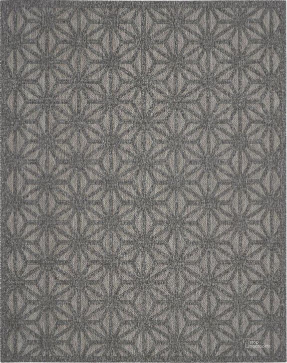 The appearance of Palamos Dark Grey 8 X 10 Area Rug designed by Nourison in the modern / contemporary interior design. This dark grey piece of furniture  was selected by 1StopBedrooms from Palamos Collection to add a touch of cosiness and style into your home. Sku: 99446773913. Material: Polypropylene. Product Type: Area Rugs. Image1