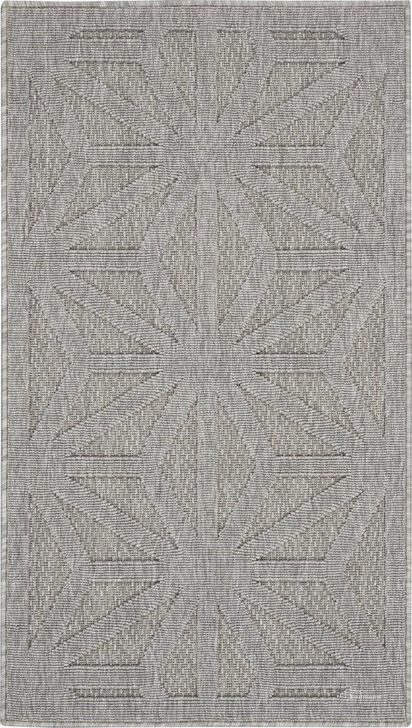The appearance of Palamos Lt Grey 2 X 4 Area Rug designed by Nourison in the modern / contemporary interior design. This lt grey piece of furniture  was selected by 1StopBedrooms from Palamos Collection to add a touch of cosiness and style into your home. Sku: 99446773937. Material: Polypropylene. Product Type: Area Rugs. Image1