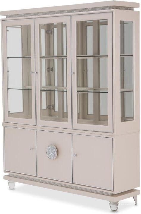 The appearance of Palliser Lane Ivory China Cabinet designed by Luxe Linea in the modern / contemporary interior design. This ivory piece of furniture  was selected by 1StopBedrooms from Palliser Lane Collection to add a touch of cosiness and style into your home. Sku: 9011005-111;9011006-111. Product Type: China Cabinet. Image1