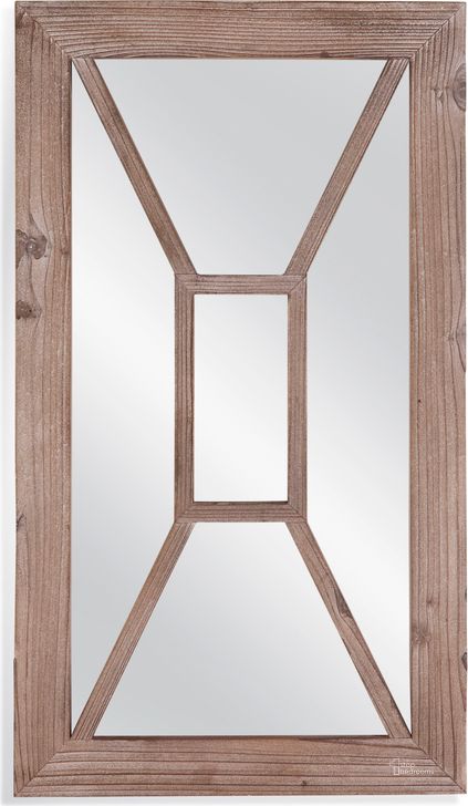 The appearance of Paranwood Brown Wall Mirror Accent Mirror 0qb2333519 designed by Luxe Linea in the modern / contemporary interior design. This brown piece of furniture  was selected by 1StopBedrooms from Paranwood Collection to add a touch of cosiness and style into your home. Sku: M4126. Material: Wood. Product Type: Wall Mirror.