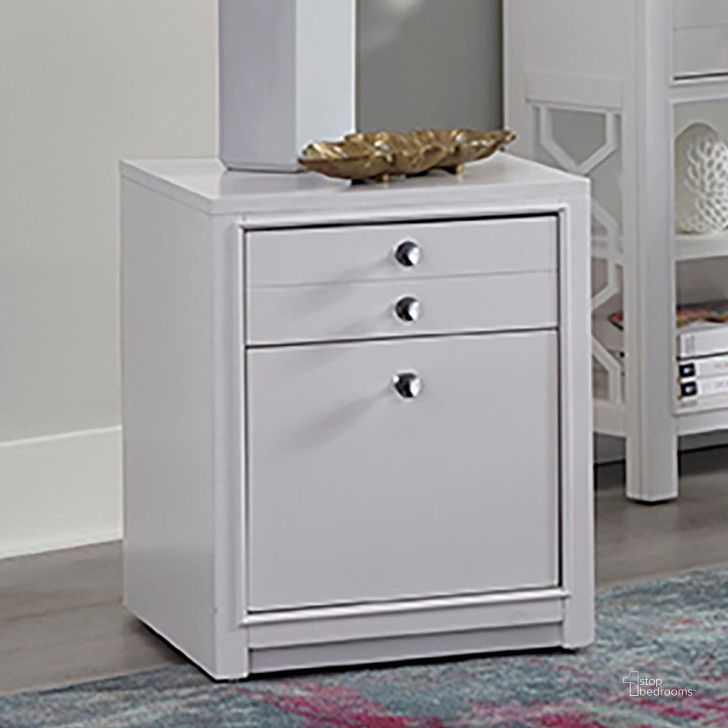 The appearance of Parker House Ardent Rolling File designed by Parker House in the modern / contemporary interior design. This white piece of furniture  was selected by 1StopBedrooms from Ardent Collection to add a touch of cosiness and style into your home. Sku: ARD#375. Product Type: File Cabinet. Material: MDF. Image1