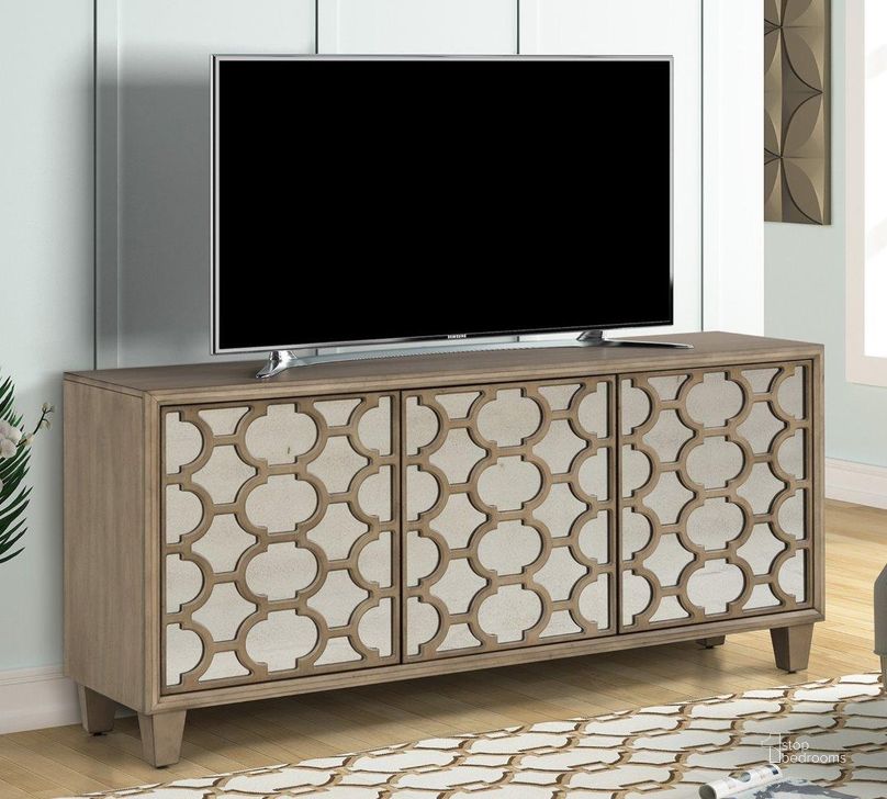 The appearance of Parker House Bentley 66 Inch Tv Console designed by Parker House in the traditional interior design. This ginger piece of furniture  was selected by 1StopBedrooms from Bentley Collection to add a touch of cosiness and style into your home. Sku: BEN#66. Product Type: TV Console. Material: Poplar. Image1