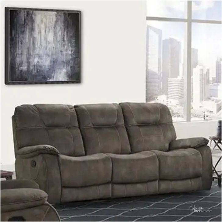 The appearance of Parker Living Cooper Shadow Brown Manual Triple Reclining Sofa designed by Parker House in the traditional interior design. This brown piece of furniture  was selected by 1StopBedrooms from Cooper Collection to add a touch of cosiness and style into your home. Sku: MCOO#833-SBR. Material: Polyester. Product Type: Reclining Sofa. Image1