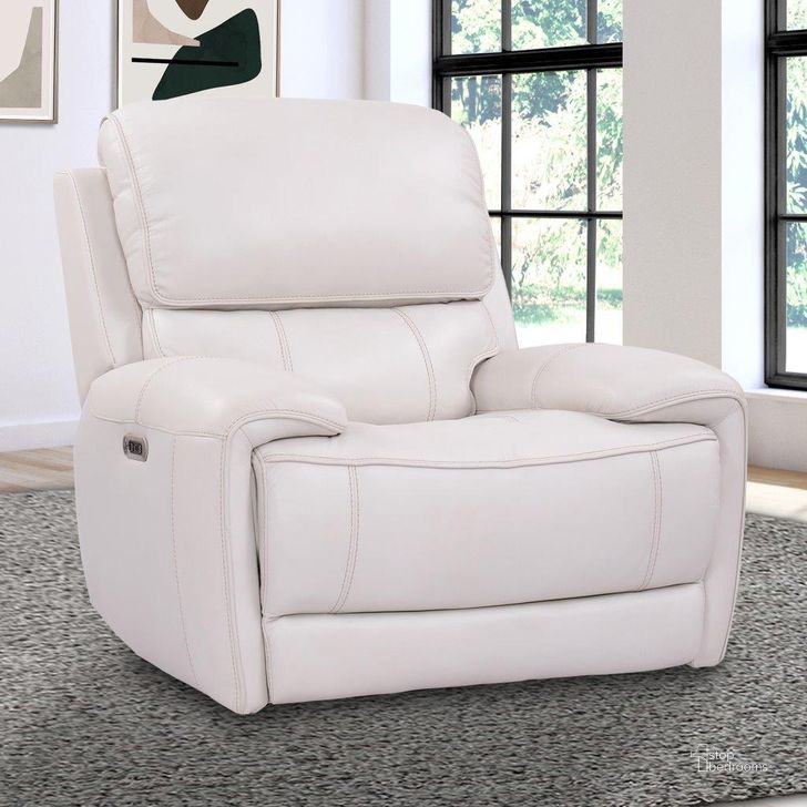 The appearance of Parker Living Empire Verona Ivory Power Recliner designed by Parker House in the transitional interior design. This ivory piece of furniture  was selected by 1StopBedrooms from Empire Collection to add a touch of cosiness and style into your home. Sku: MEMP#812PH-VIV. Material: Leather. Product Type: Recliner. Image1