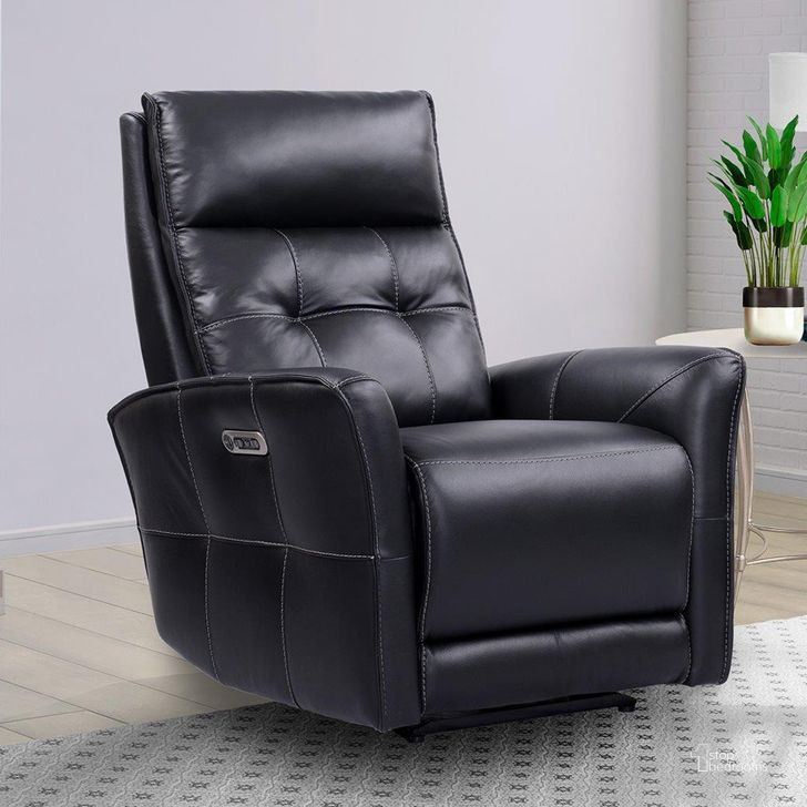 The appearance of Parker Living Gershwin Verona Black Powered By Freemotion Power Zero Gravity Recliner designed by Parker House in the modern / contemporary interior design. This black piece of furniture  was selected by 1StopBedrooms from Gershwin Collection to add a touch of cosiness and style into your home. Sku: MGER#812PHZ-P25-VBK. Material: Leather. Product Type: Recliner. Image1