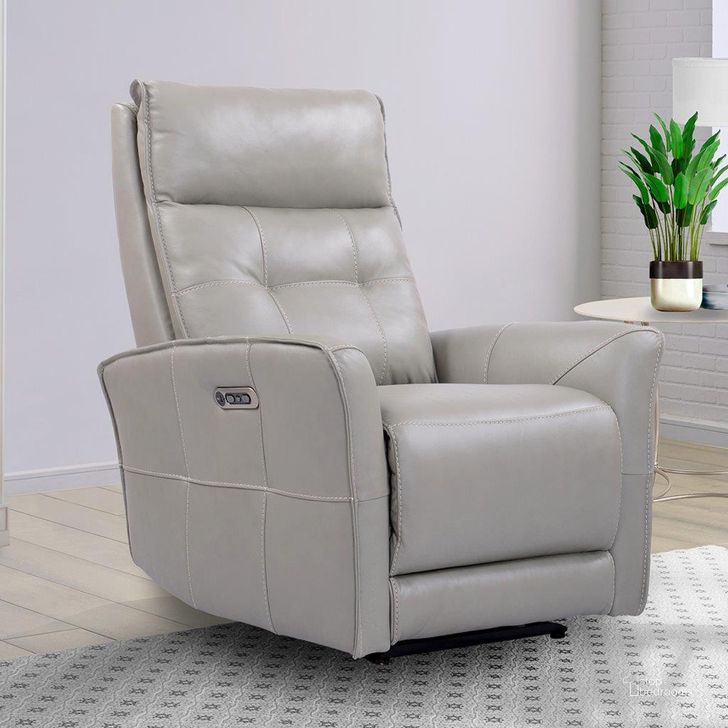 The appearance of Parker Living Gershwin Verona Grey Powered By Freemotion Power Zero Gravity Recliner designed by Parker House in the modern / contemporary interior design. This grey piece of furniture  was selected by 1StopBedrooms from Gershwin Collection to add a touch of cosiness and style into your home. Sku: MGER#812PHZ-P25-VGR. Material: Leather. Product Type: Recliner. Image1