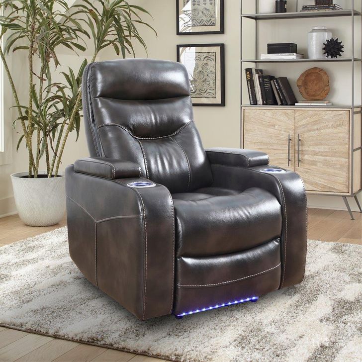 The appearance of Parker Living Origin Power Truffle Power Home Theater Recliner designed by Parker House in the modern / contemporary interior design. This truffle piece of furniture  was selected by 1StopBedrooms from Origin Collection to add a touch of cosiness and style into your home. Sku: MORI#812PH-TRU. Material: Polyester. Product Type: Recliner. Image1