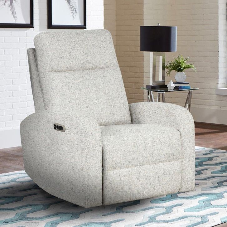 The appearance of Parker Living Thriller Natural Beauty Quartz Power Swivel Glider Recliner designed by Parker House in the modern / contemporary interior design. This quartz piece of furniture  was selected by 1StopBedrooms from Thriller Collection to add a touch of cosiness and style into your home. Sku: MTHR#812GSP-NBQ. Material: Polyester. Product Type: Recliner. Image1