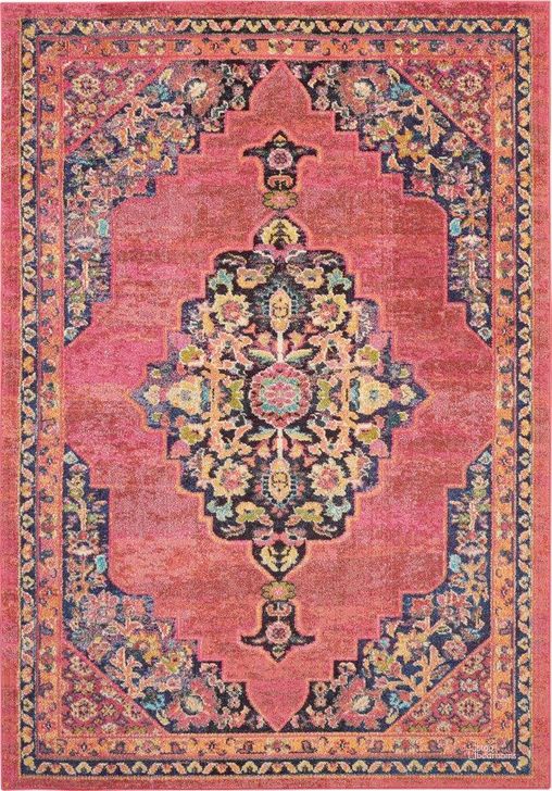 The appearance of Passionate Pink And Flame 7 X 10 Area Rug designed by Nourison in the traditional interior design. This pink and flame piece of furniture  was selected by 1StopBedrooms from Passionate Collection to add a touch of cosiness and style into your home. Sku: 99446454690. Material: Polypropylene. Product Type: Area Rugs. Image1