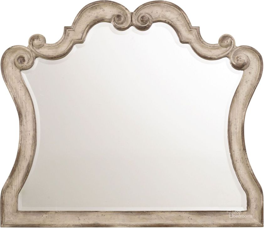The appearance of Chatelet Paris Vintage Mirror designed by Hooker in the traditional interior design. This beige piece of furniture  was selected by 1StopBedrooms from Chatelet Collection to add a touch of cosiness and style into your home. Sku: 5350-90009. Material: Wood. Product Type: Dresser Mirror. Image1