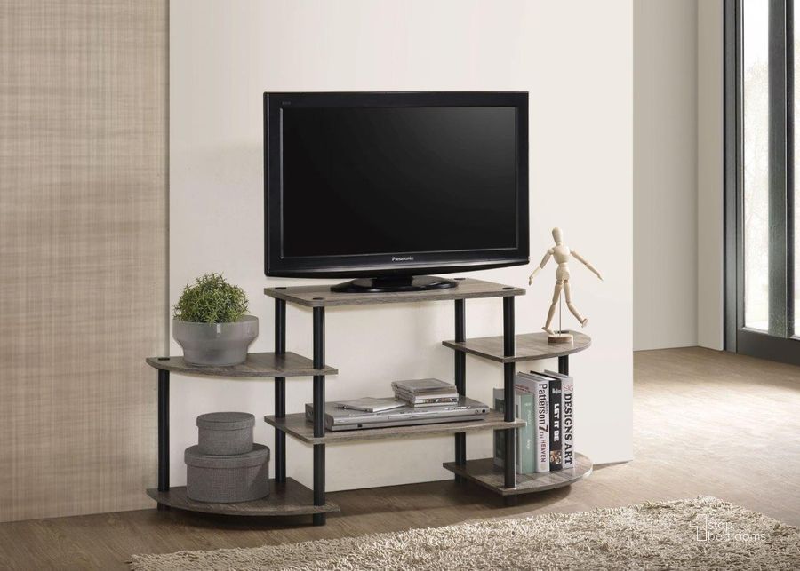 The appearance of Phoenix Desert Gray 30 Inch TV Console designed by Progressive Furniture in the transitional interior design. This black and brown piece of furniture  was selected by 1StopBedrooms from Phoenix Collection to add a touch of cosiness and style into your home. Sku: I333-51. Material: Wood. Product Type: TV Stands and TV Console.