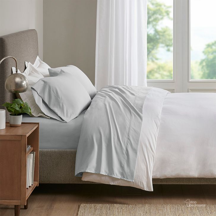 The appearance of Polyester And Coolmax Twin Sheet Set In Light Grey designed by Olliix in the transitional interior design. This light grey piece of furniture  was selected by 1StopBedrooms from Smart Cool Microfiber Collection to add a touch of cosiness and style into your home. Sku: SHET20-1184. Material: Polyester. Bed Size: Twin. Product Type: Bed Sheet. Image1
