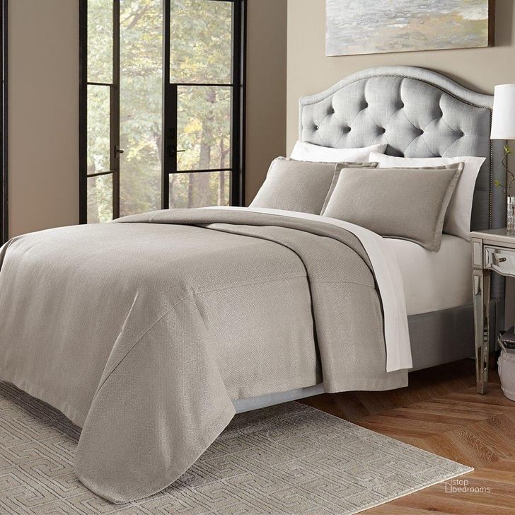 The appearance of Port Orleans 3 Piece King Throw With Coverlet Set In Gray designed by AICO in the modern / contemporary interior design. This gray piece of furniture  was selected by 1StopBedrooms from Port Collection to add a touch of cosiness and style into your home. Sku: BCS-KBT3-PORLN-GRY. Material: Polyester. Product Type: Throw. Image1