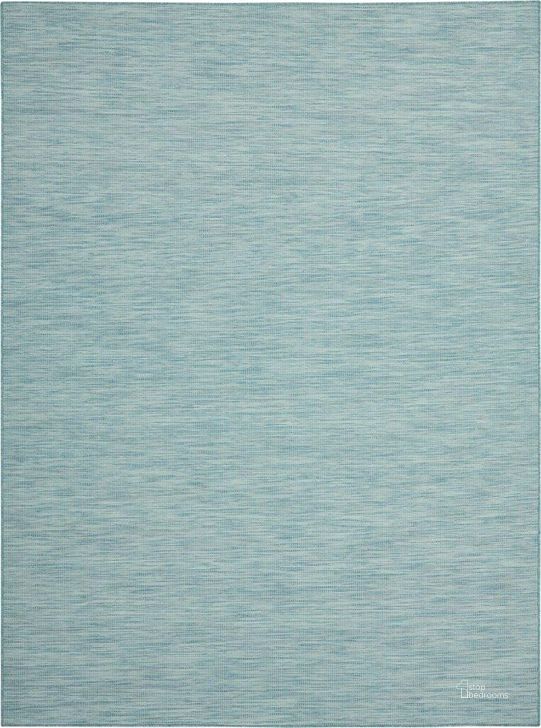 The appearance of Positano Aqua 8 X 10 Area Rug designed by Nourison in the modern / contemporary interior design. This aqua piece of furniture  was selected by 1StopBedrooms from Positano Collection to add a touch of cosiness and style into your home. Sku: 99446790774. Material: Polypropylene. Product Type: Area Rugs. Image1