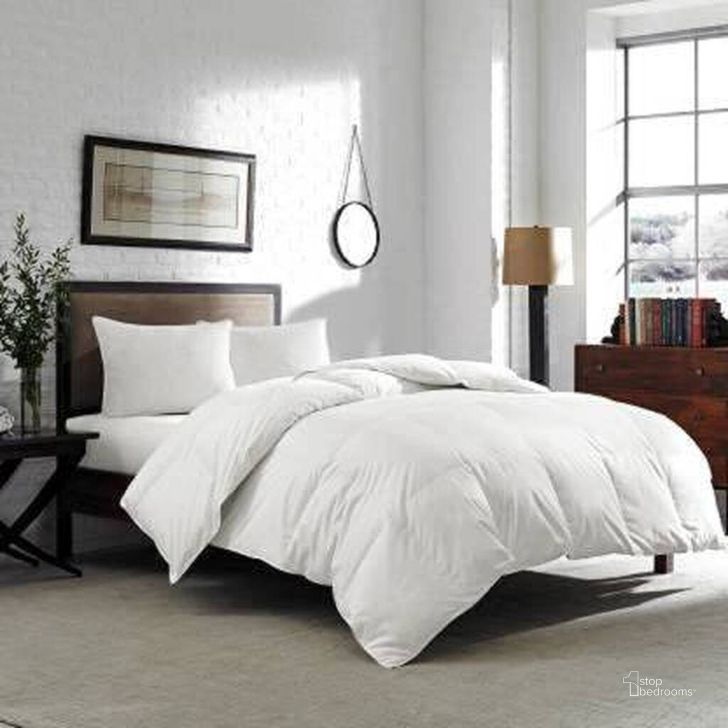 The appearance of Promenade Insert King Down Alternative Comforter In White designed by AICO in the transitional interior design. This white piece of furniture  was selected by 1StopBedrooms from Promenade Collection to add a touch of cosiness and style into your home. Sku: BCS-KCOMF-INSERT-WHT. Product Type: Comforter Set.