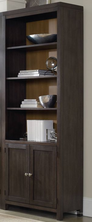 The appearance of South Park Gray Bunching Bookcase designed by Hooker in the transitional interior design. This gray piece of furniture  was selected by 1StopBedrooms from South Park Collection to add a touch of cosiness and style into your home. Sku: 5078-10445. Material: Wood. Product Type: Bookcase. Image1