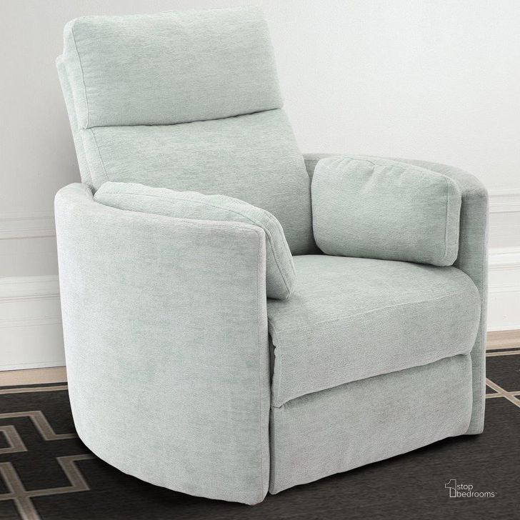 The appearance of Radius Windstream Power Swivel Glider Recliner designed by Parker House in the modern / contemporary interior design. This light gray piece of furniture  was selected by 1StopBedrooms from Radius Collection to add a touch of cosiness and style into your home. Sku: MRAD#812GSP-WIN. Material: Polyester. Product Type: Recliner. Image1