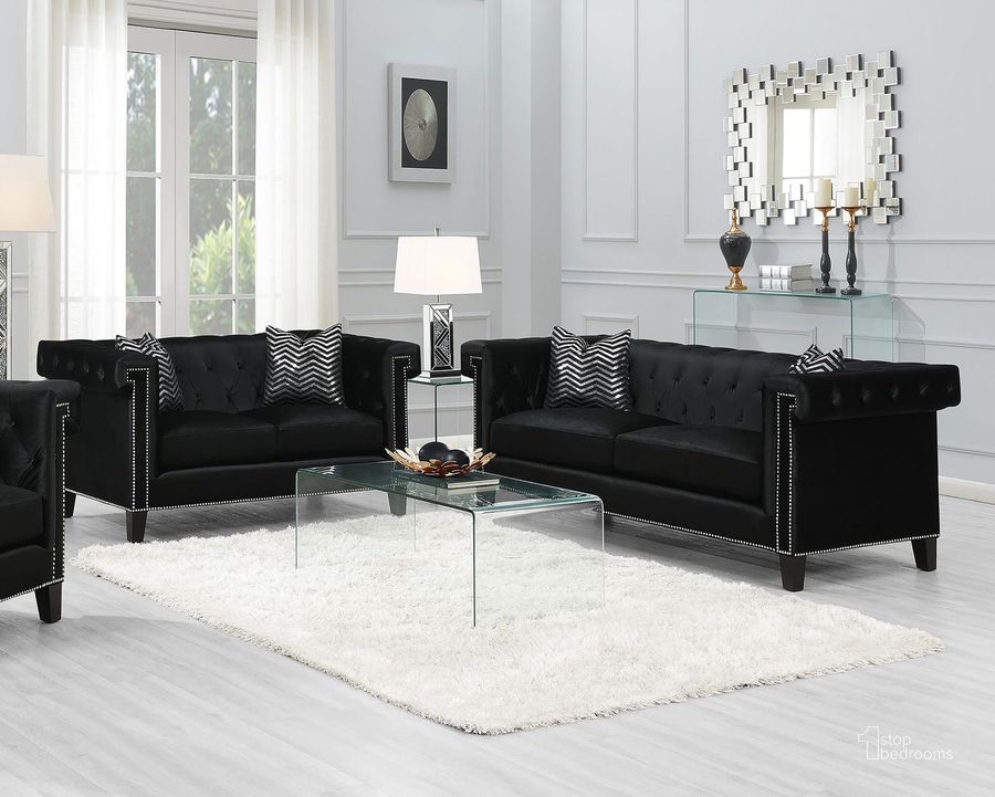 Reventlow Black Living Room Set by Coaster 1StopBedrooms
