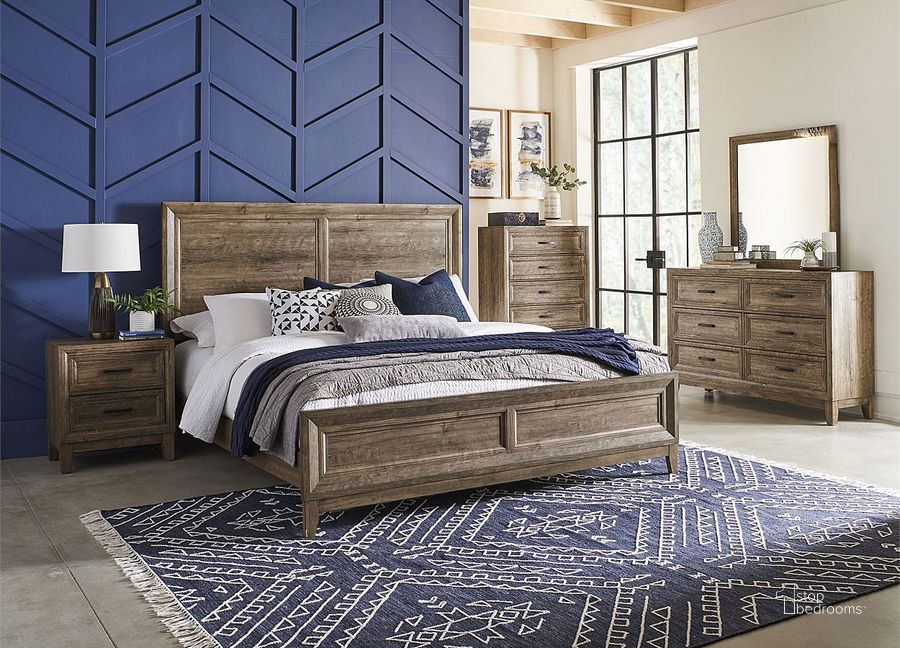 The appearance of Ridgecrest Panel Bedroom Set designed by Liberty in the transitional interior design. This cobblestone piece of furniture  was selected by 1StopBedrooms from Ridgecrest Collection to add a touch of cosiness and style into your home. Sku: 384-BR13HF;384-BR90;384-BR61. Bed Type: Panel Bed. Material: Wood. Product Type: Panel Bed. Bed Size: Queen. Image1