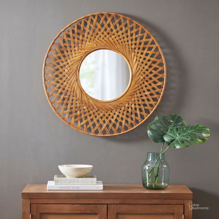 The appearance of Round Bamboo Wall Decor In Natural designed by Olliix in the modern / contemporary interior design. This natural piece of furniture  was selected by 1StopBedrooms from Reed Collection to add a touch of cosiness and style into your home. Sku: MP95B-0258. Material: MDF. Product Type: Wall Decor. Image1